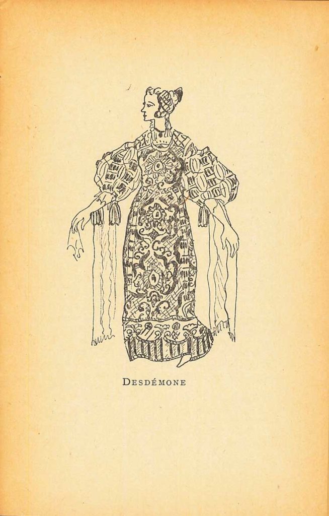 Othello Stanislavski costume Desdémone